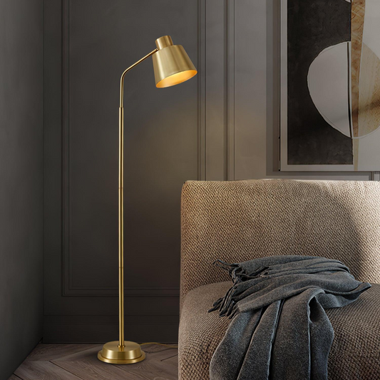 Lampadaire En  Laiton - Maison Lumina