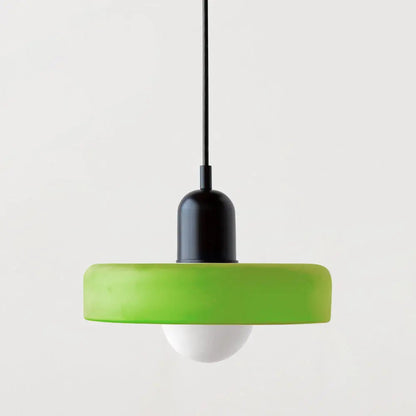 Lampe Suspendue en Verre Coloré - Maison Lumina