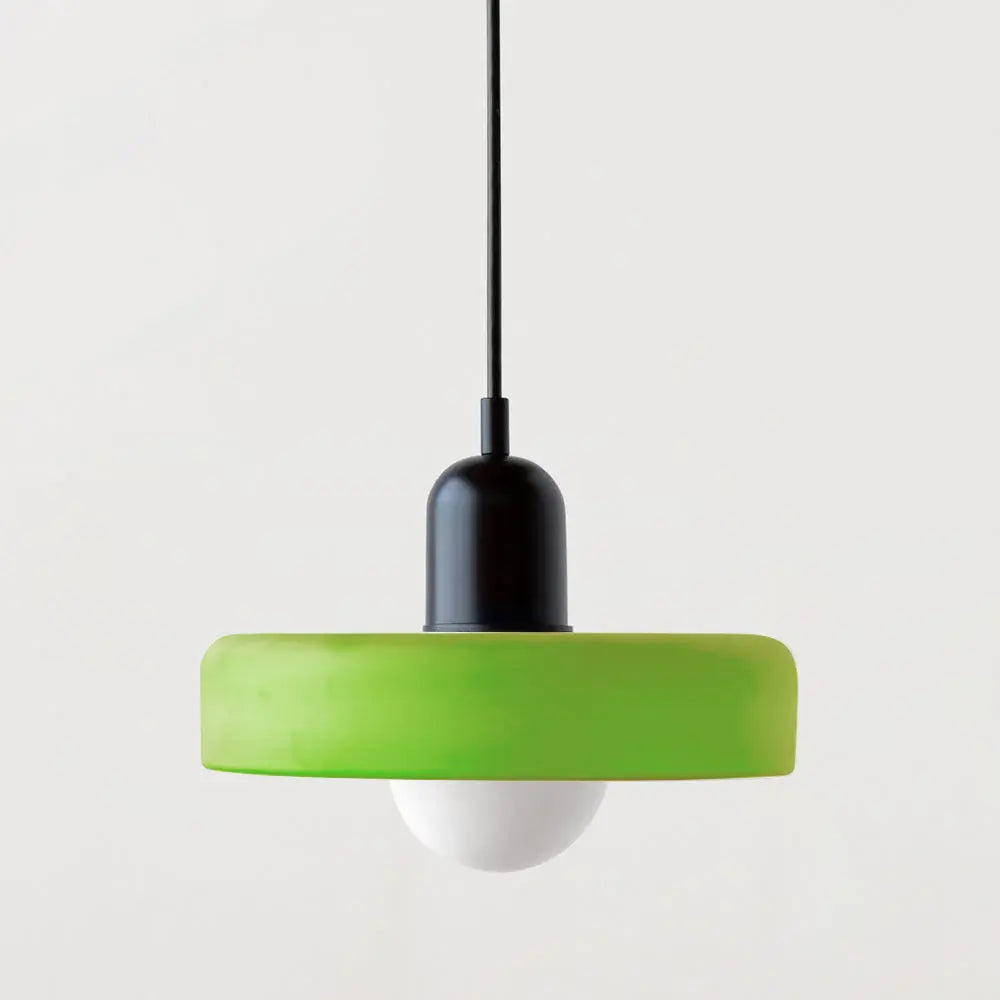 Lampe Suspendue en Verre Coloré - Maison Lumina