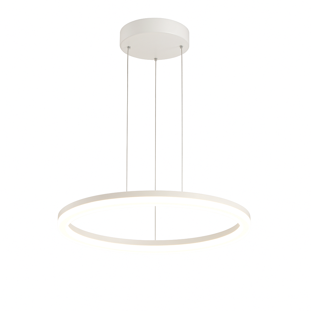 Lustre Moderne À Anneaux - Maison Lumina