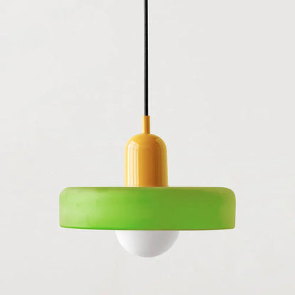 Lampe Suspendue en Verre Coloré - Maison Lumina