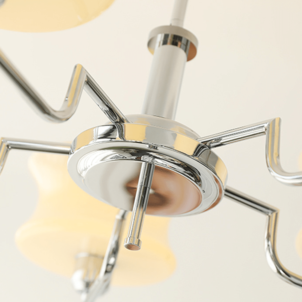 Lustre Crème Élégant - Maison Lumina