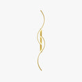 Lumor Applique Murale Vague Design Moderne Noir/Or Salon - Neutralighting