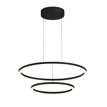 Lustre Moderne À Anneaux - Maison Lumina