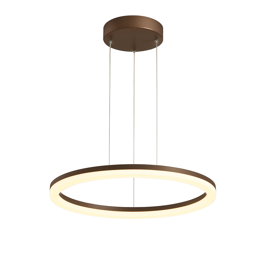Lustre Moderne À Anneaux - Maison Lumina