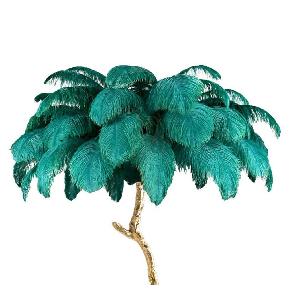 Lampadaire Fleur Luxe Plume/Métal Coloré Salon - Neutralighting