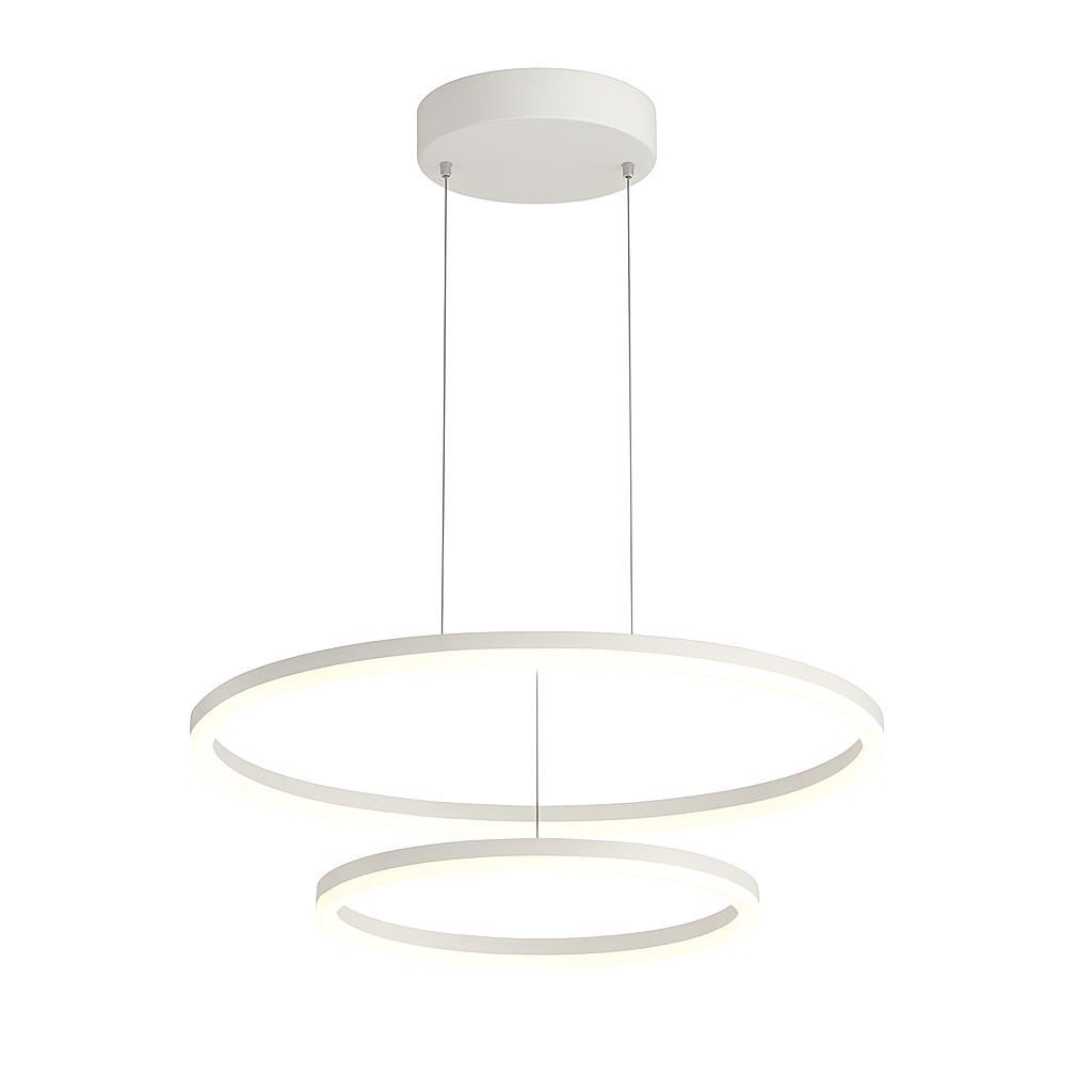Lustre Moderne À Anneaux - Maison Lumina