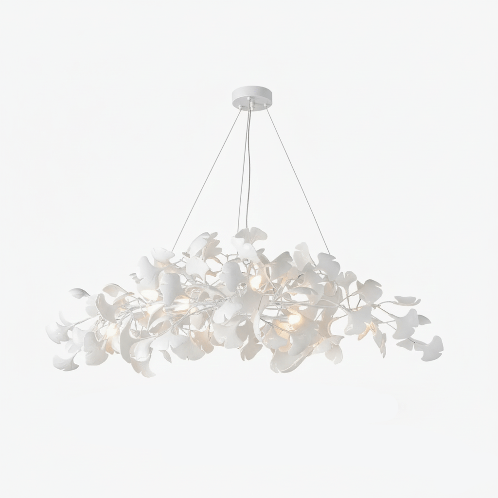 Gingko Plume Chandelier – detail 29