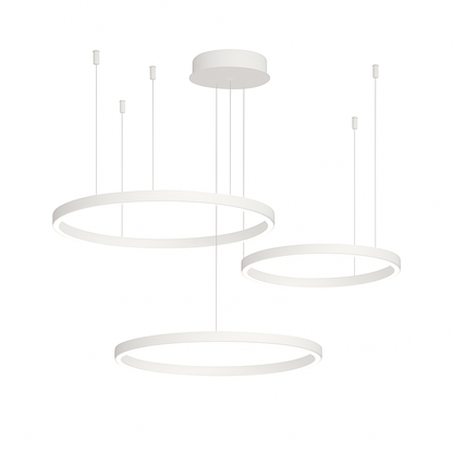 Lustre Moderne À Anneaux - Maison Lumina