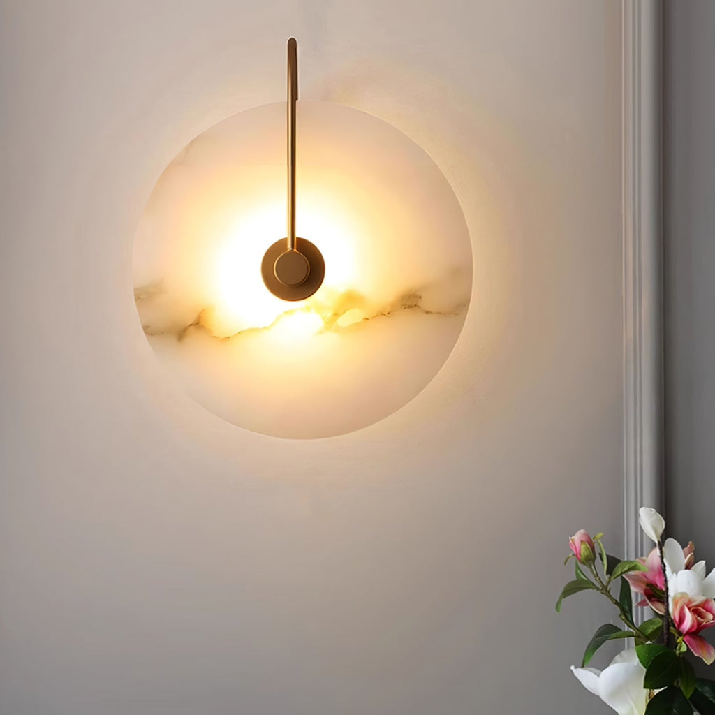 Elaris Applique Murale Globe en Albâtre - Neutralighting
