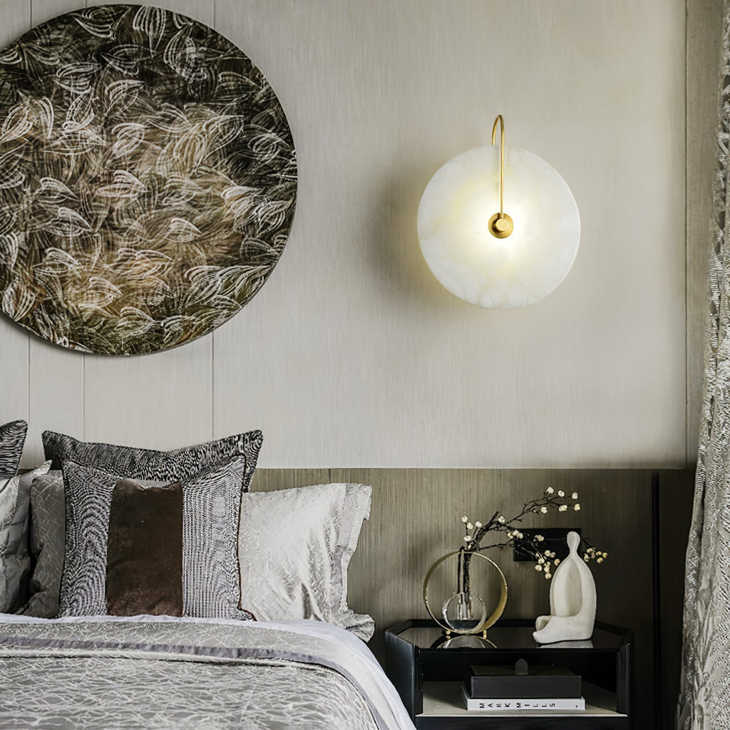 Elaris Applique Murale Globe en Albâtre - Neutralighting