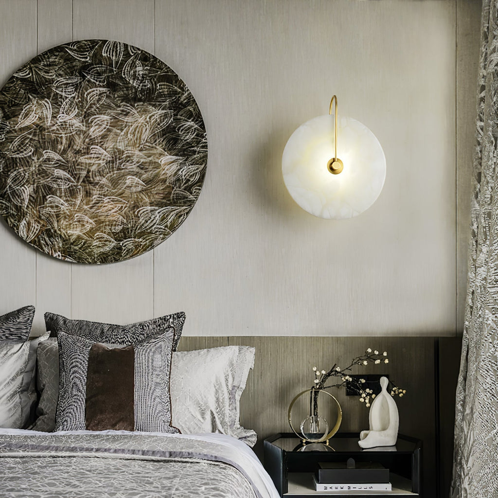 Elaris Applique Murale Globe en Albâtre - Neutralighting