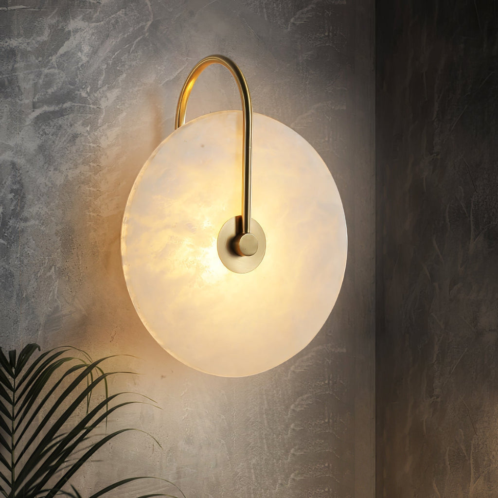 Elaris Applique Murale Globe en Albâtre - Neutralighting