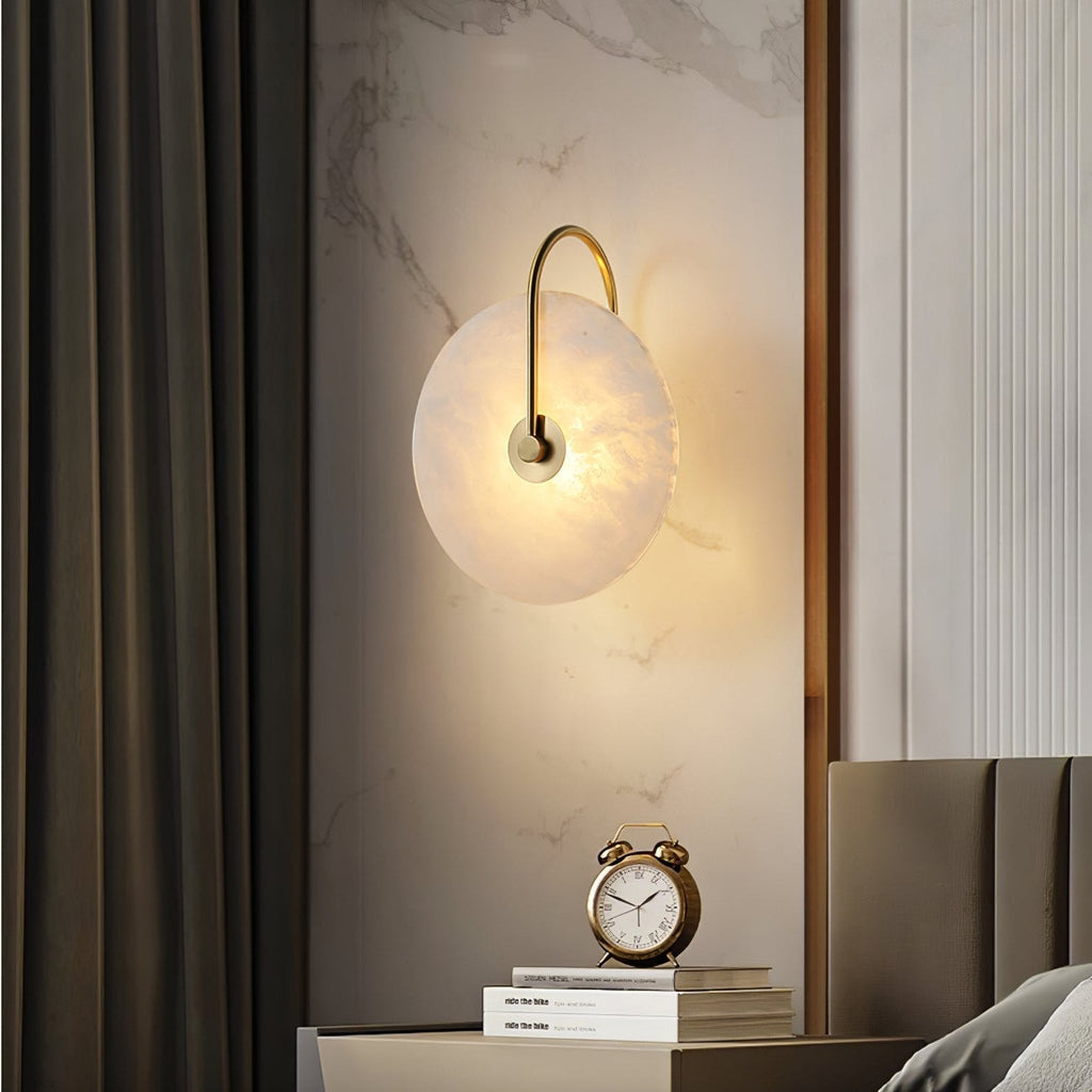 Elaris Applique Murale Globe en Albâtre - Neutralighting