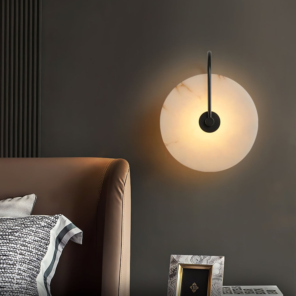 Elaris Applique Murale Globe en Albâtre - Neutralighting