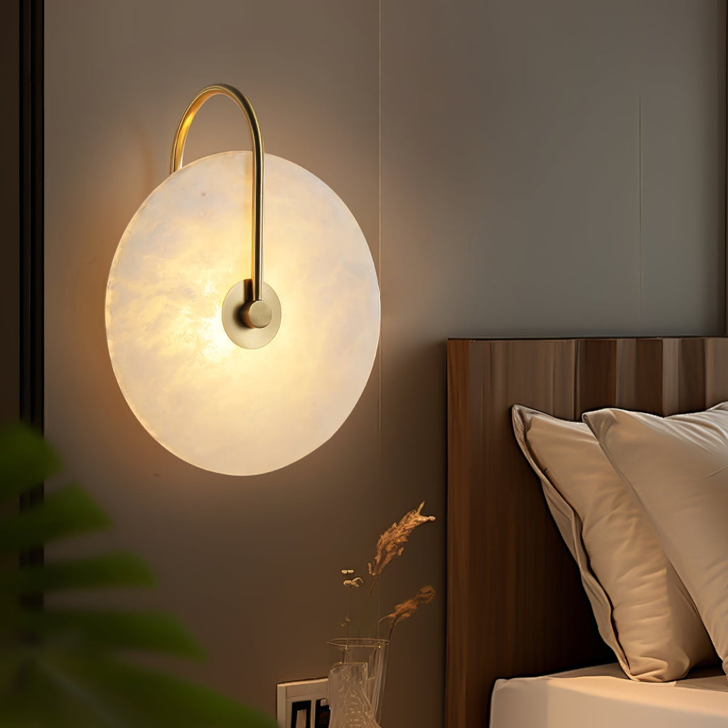Elaris Applique Murale Globe en Albâtre - Neutralighting
