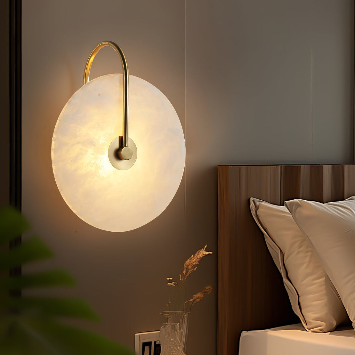 Elaris Applique Murale Globe en Albâtre - Neutralighting