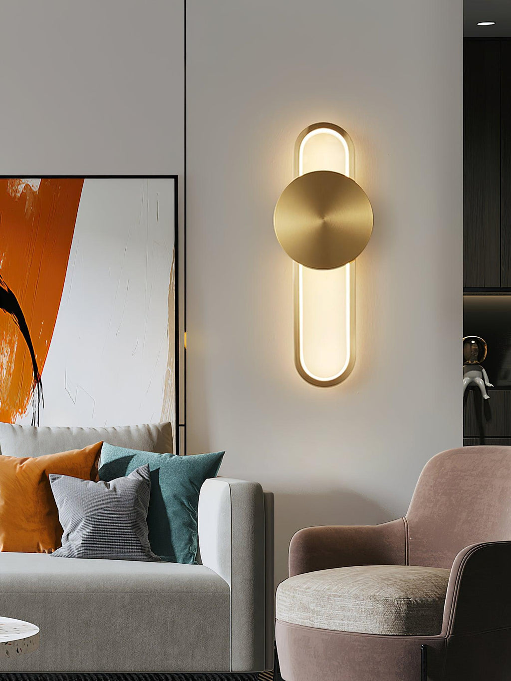 Fable Applique Murale Minimaliste en Laiton Moderne - Neutralighting