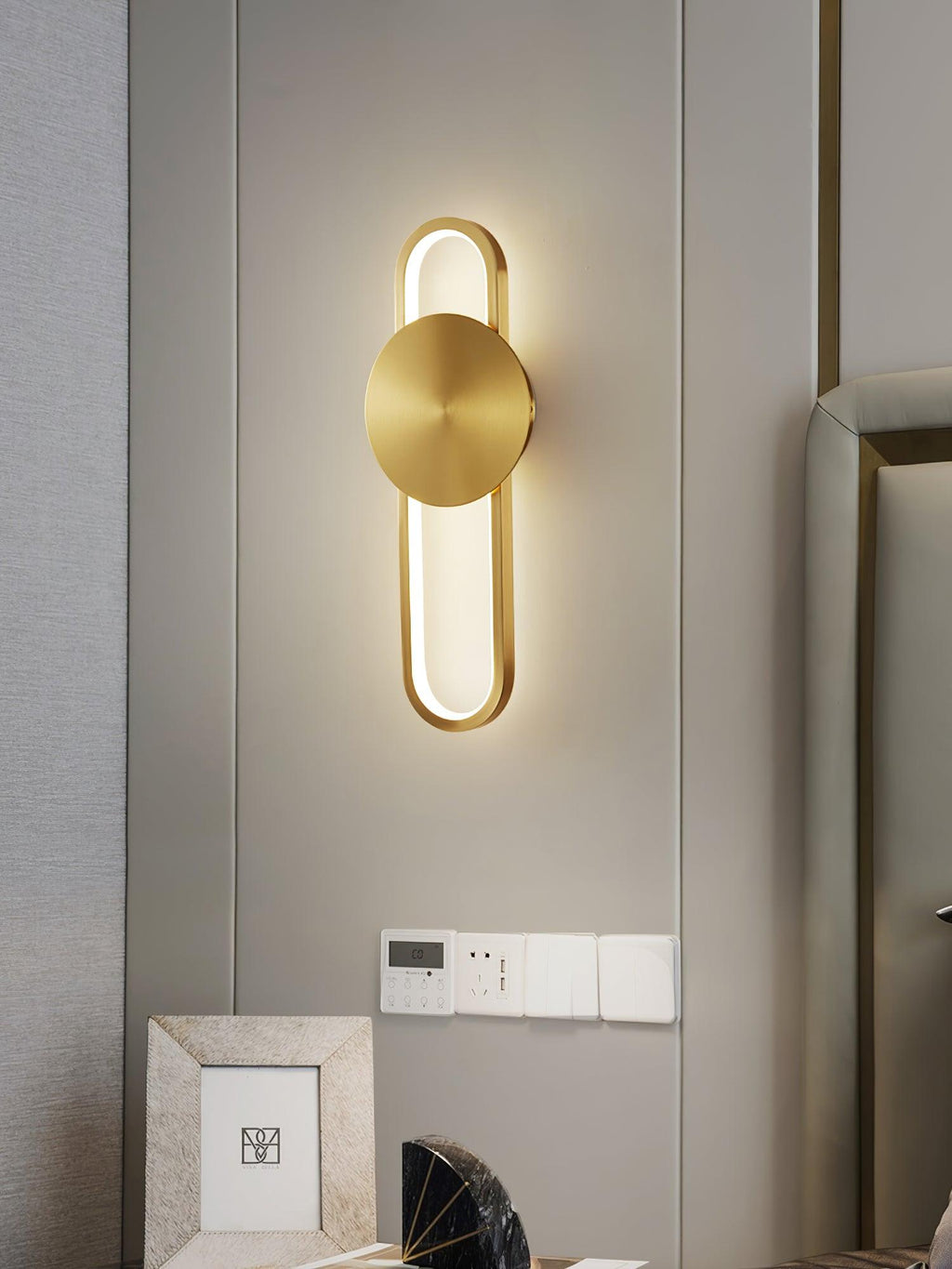 Fable Applique Murale Minimaliste en Laiton Moderne - Neutralighting