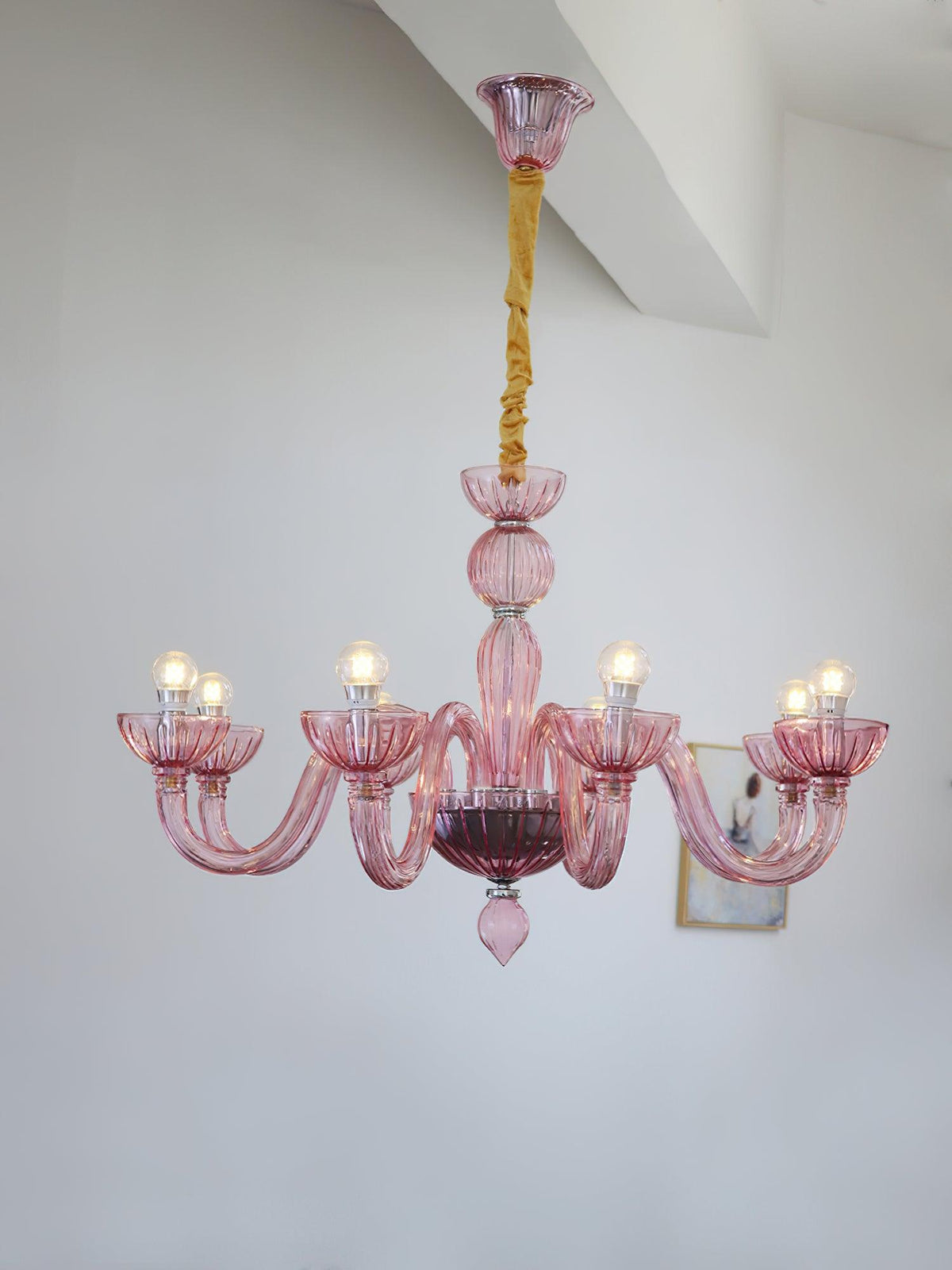 Lustra Lustre En Verre De Murano Élégant Fait Main - Neutralighting