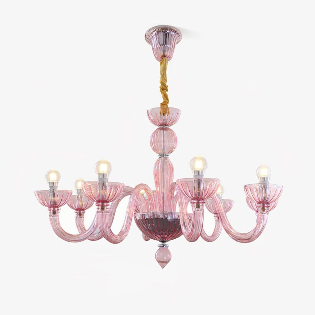Lustra Lustre En Verre De Murano Élégant Fait Main - Neutralighting