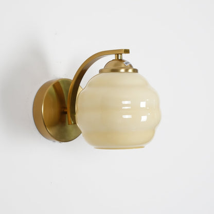 Applique Murale Globe en Verre Vintage - Maison Lumina