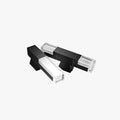 Gaela Applique Murale Rectangulaire Moderne Noir. Couloir - Neutralighting