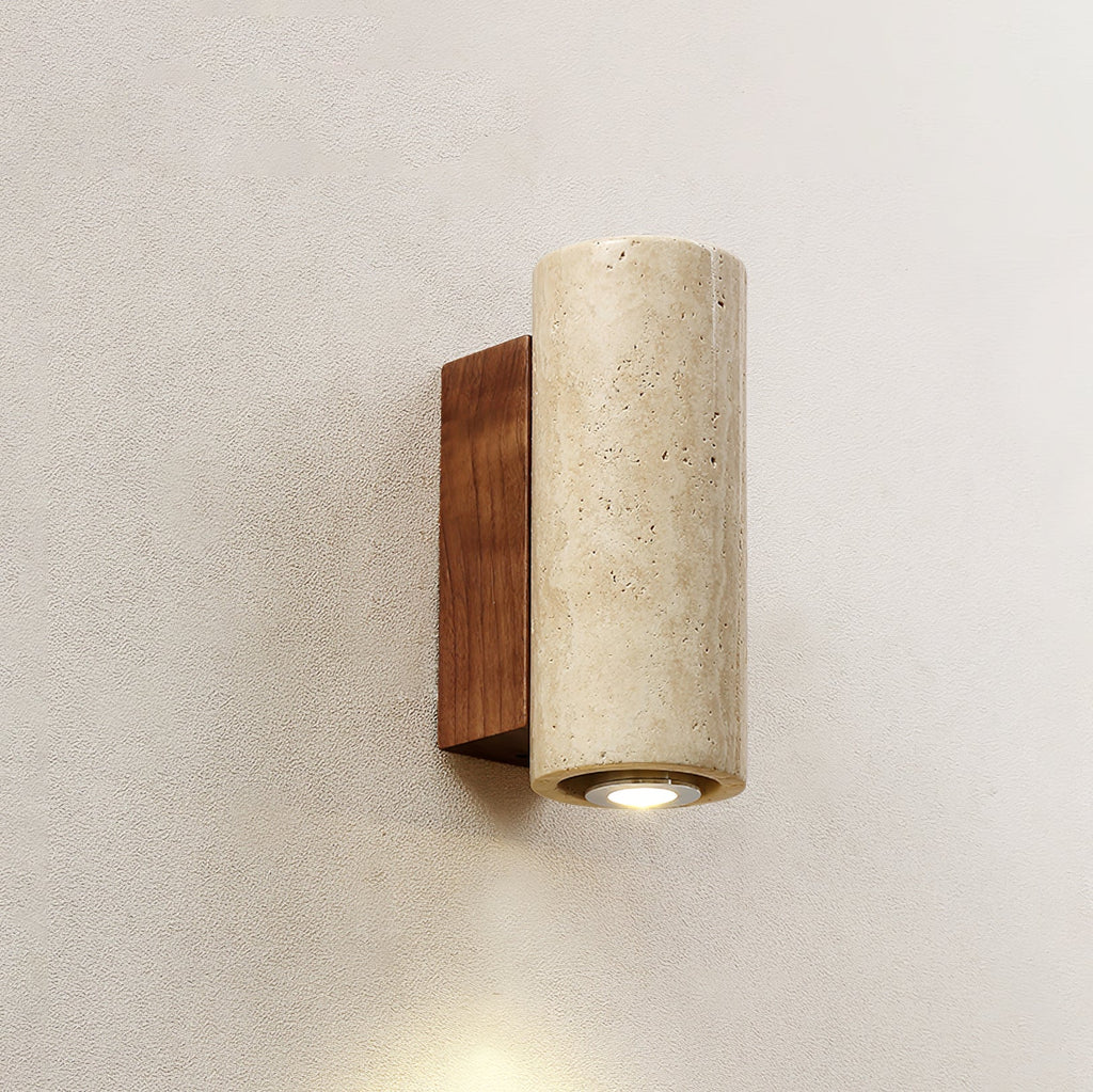 Veyrila Applique Murale Rectangulaire en Travertin - Neutralighting
