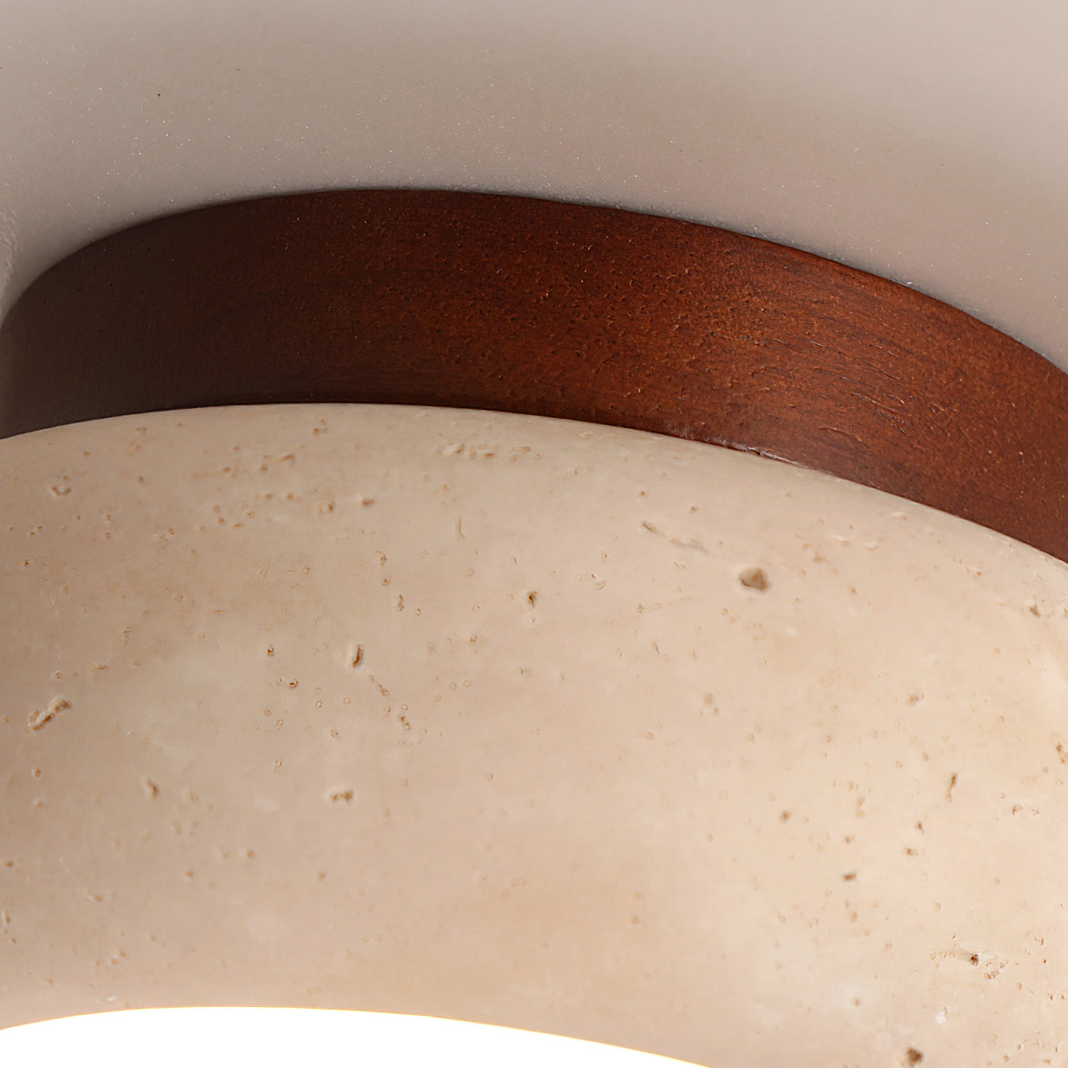 Astra Plafonnier Mini Donut en Travertin - Neutralighting