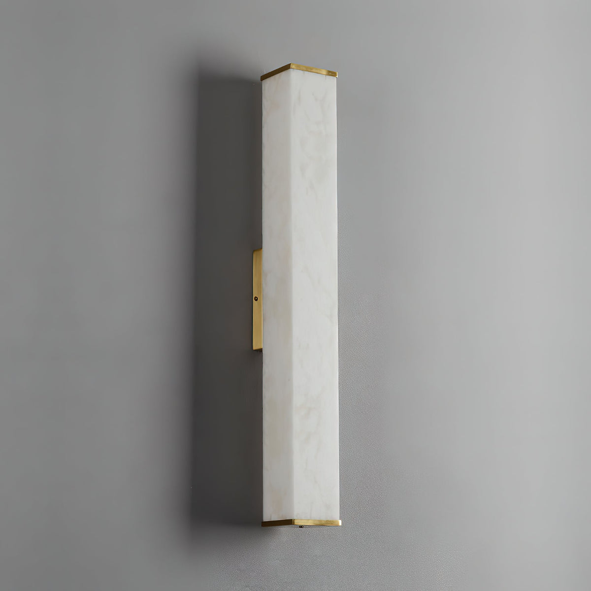 Arcus Lampe Murale Applique Style Élégant Minimaliste Moderne en Laiton et Albâtre - Neutralighting