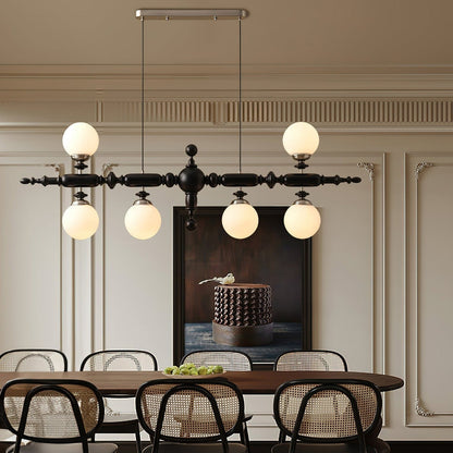 Lustre En Bois Vintage - Maison Lumina