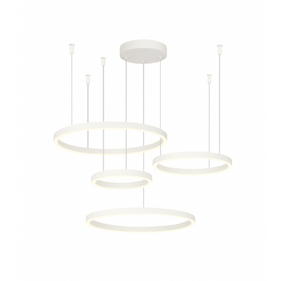 Lustre Moderne À Anneaux - Maison Lumina