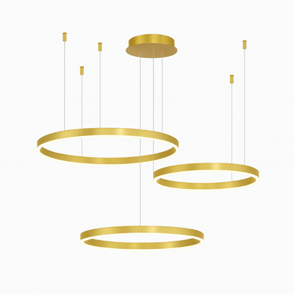 Lustre Moderne À Anneaux - Maison Lumina