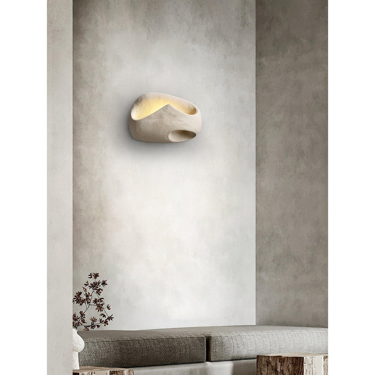 Claro Applique Murale en Ciment Creux à Créativité Individuelle - Neutralighting