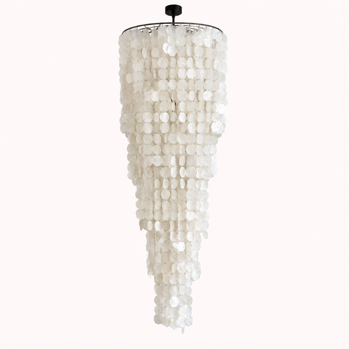 Cascade — Lustre suspendu en nacre