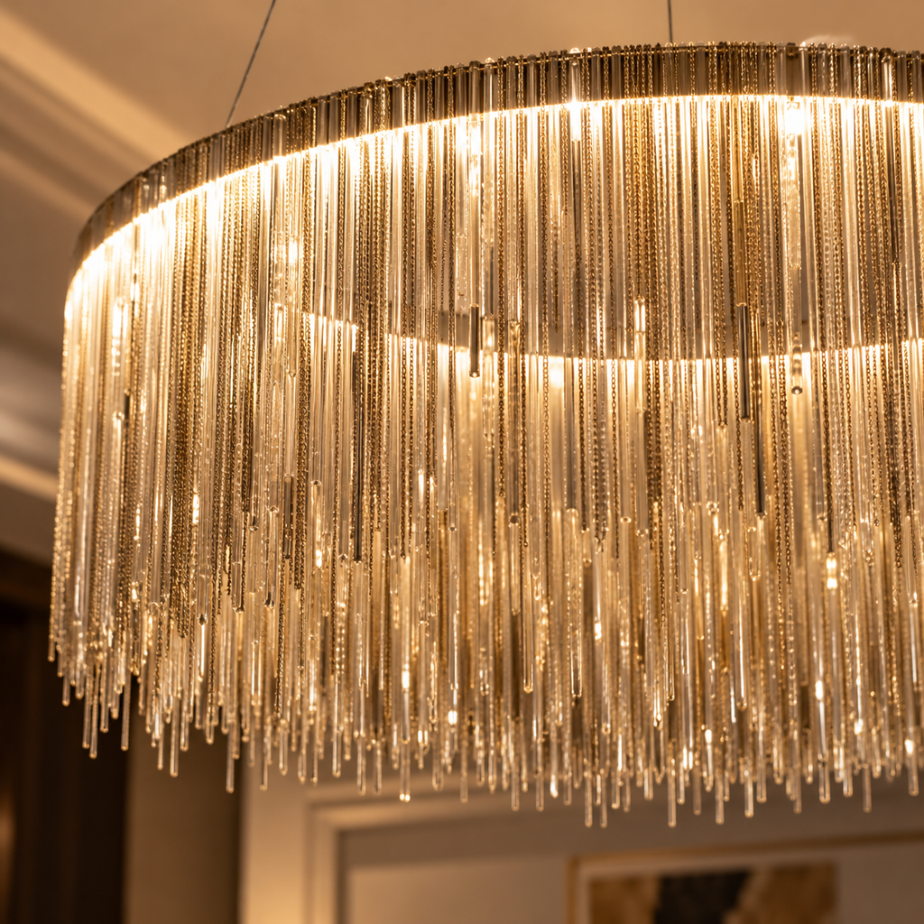 Bruine — Lustre à voiles en cristal