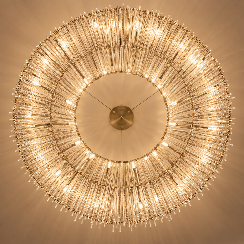 Bruine — Lustre à voiles en cristal