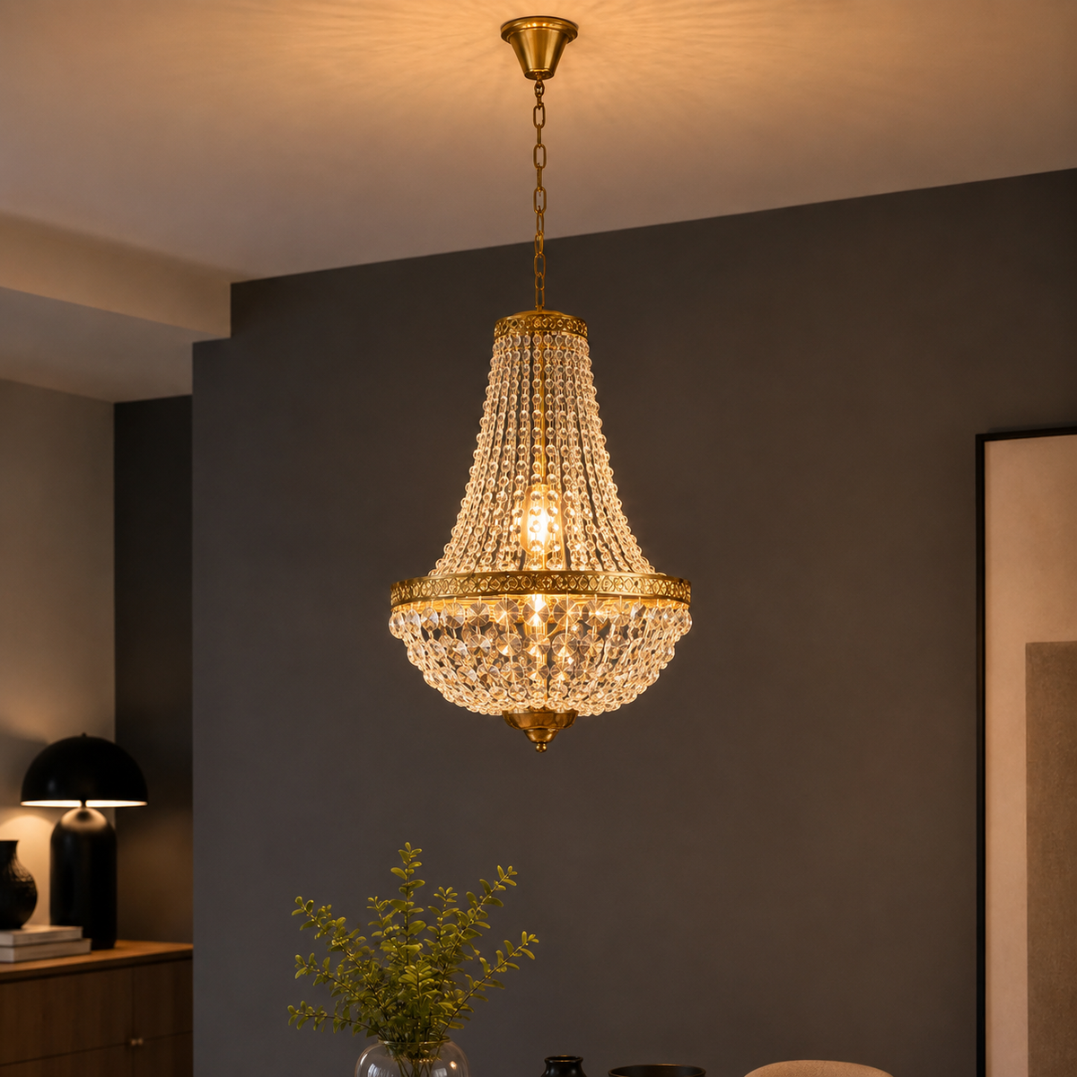 Lustre en cristal