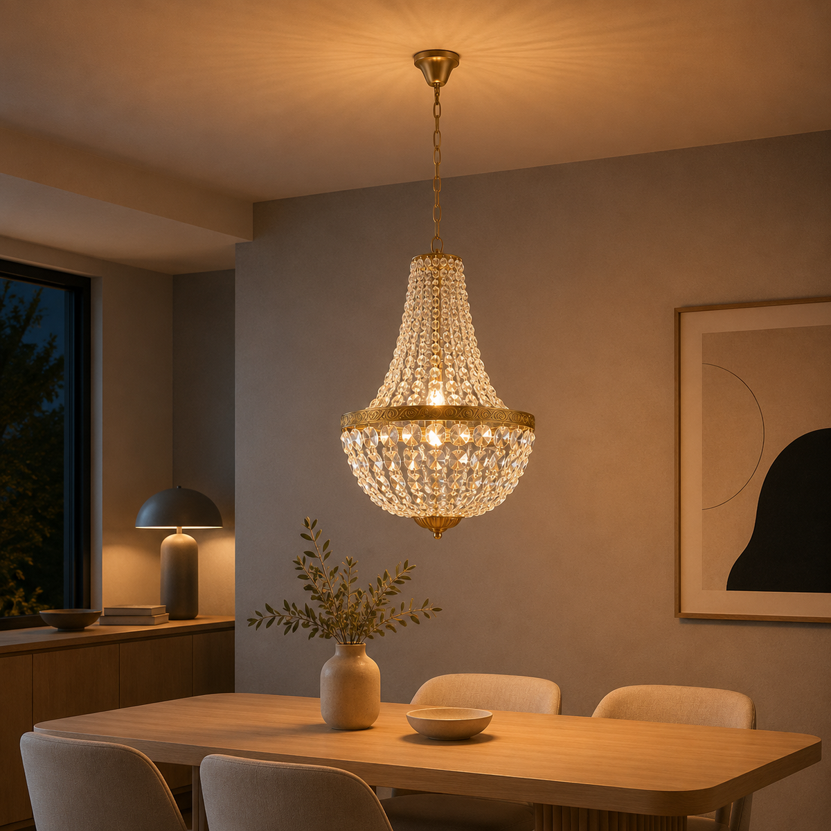 Lustre en cristal