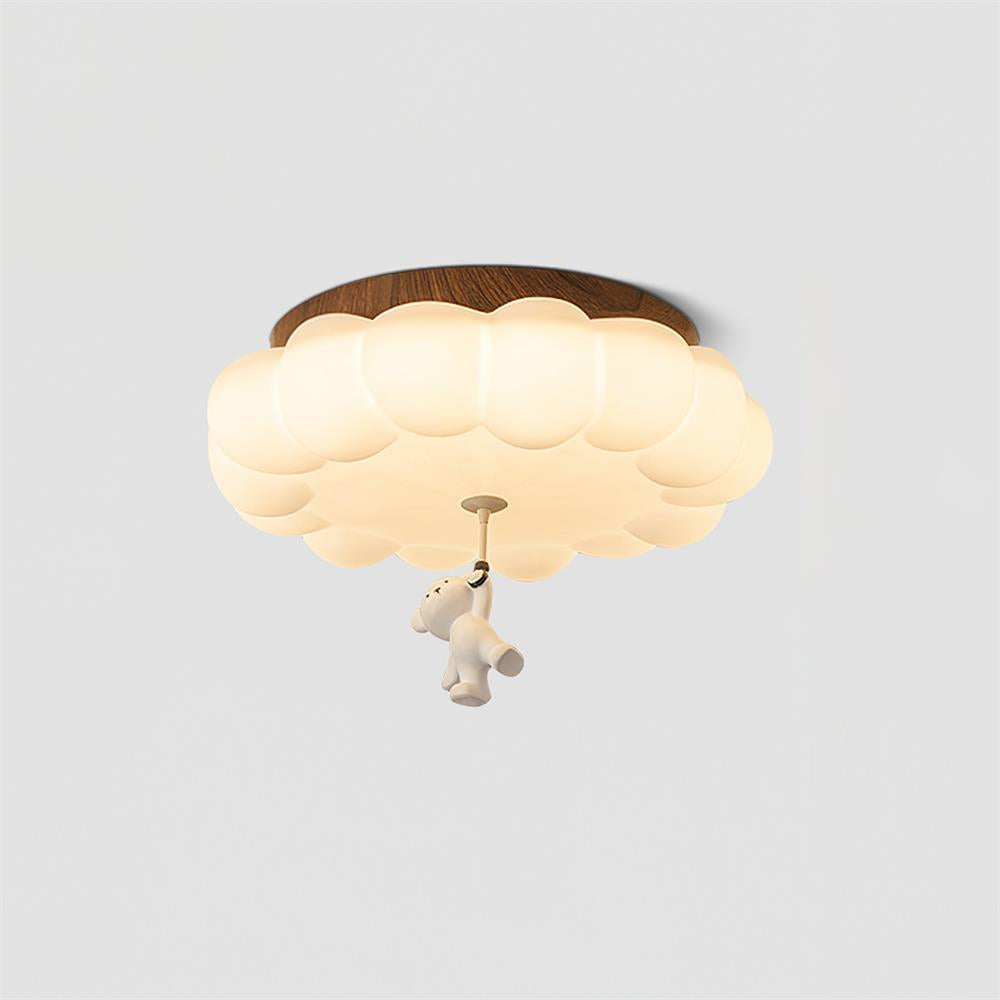 Quen Plafonnier ludique ourson et gâteau pour chambre d’enfant - Neutralighting