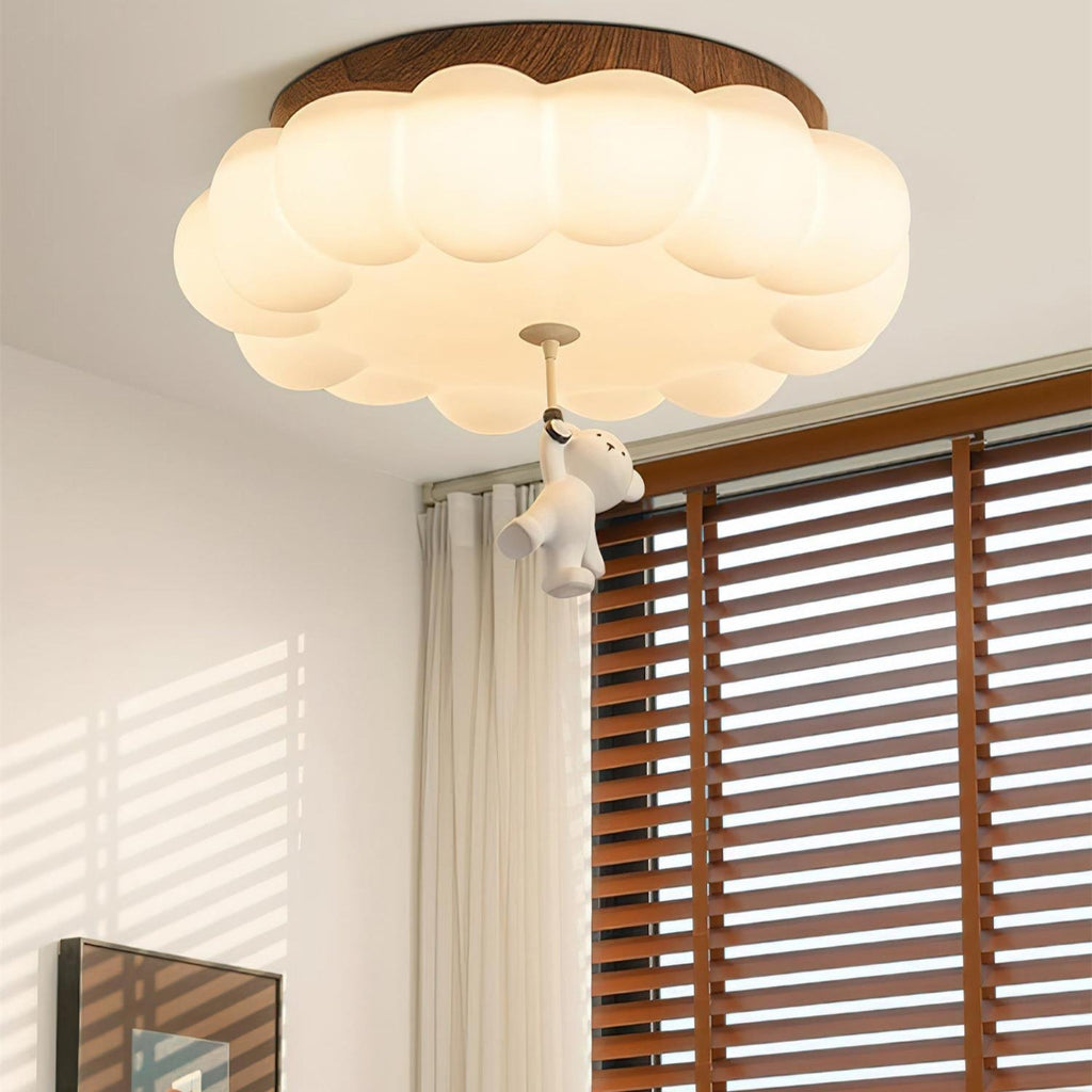 Quen Plafonnier ludique ourson et gâteau pour chambre d’enfant - Neutralighting