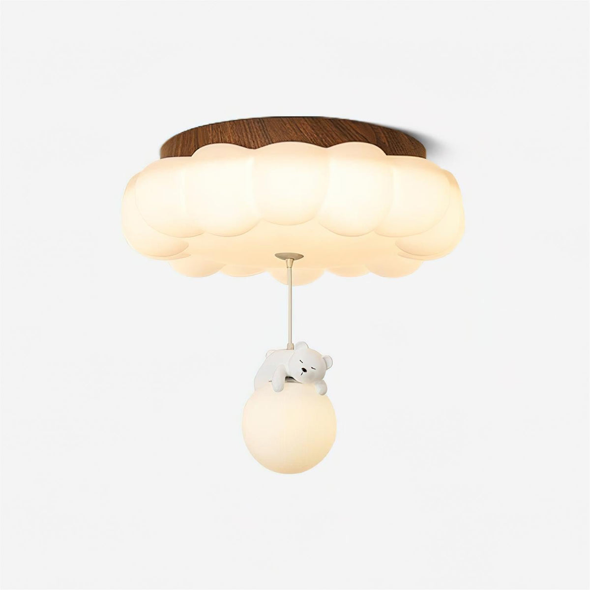 Quen Plafonnier ludique ourson et gâteau pour chambre d’enfant - Neutralighting