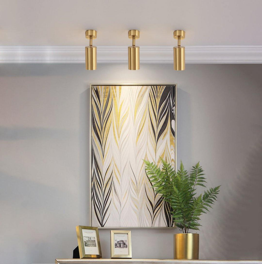 Cacaryra Plafonnier Moderne Minimaliste en Laiton - Neutralighting