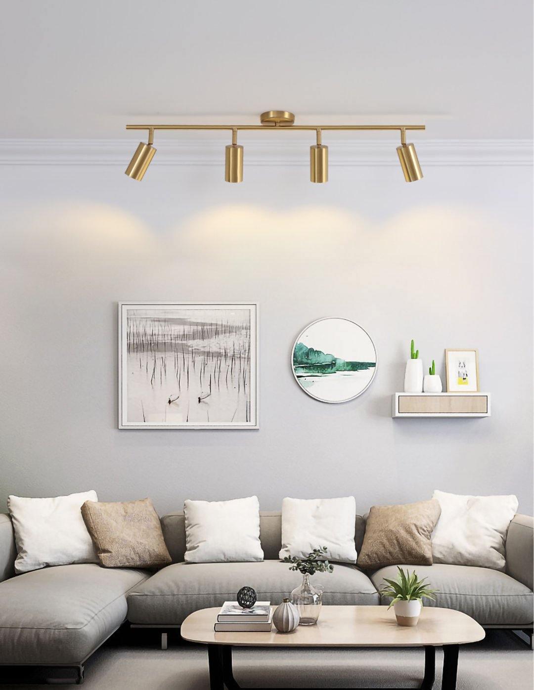 Cacaryra Plafonnier Moderne Minimaliste en Laiton - Neutralighting