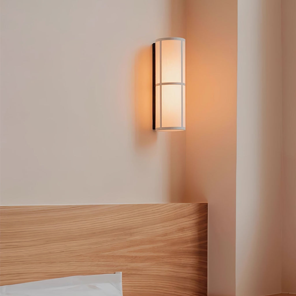 Abeleisa Cylinder Nordic Art Plug-in Fabric Wall Lamp - Neutralighting