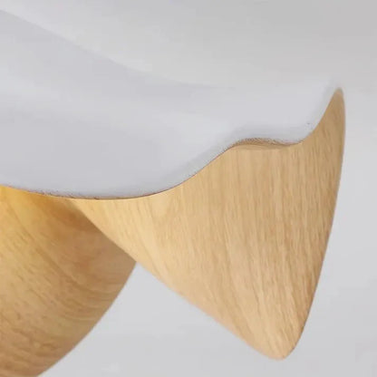 Plafonnier Fleur de Lotus en Bois - Maison Lumina