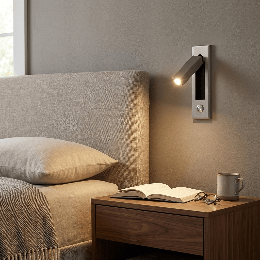 Embedded Bedside Sconce – detail 3