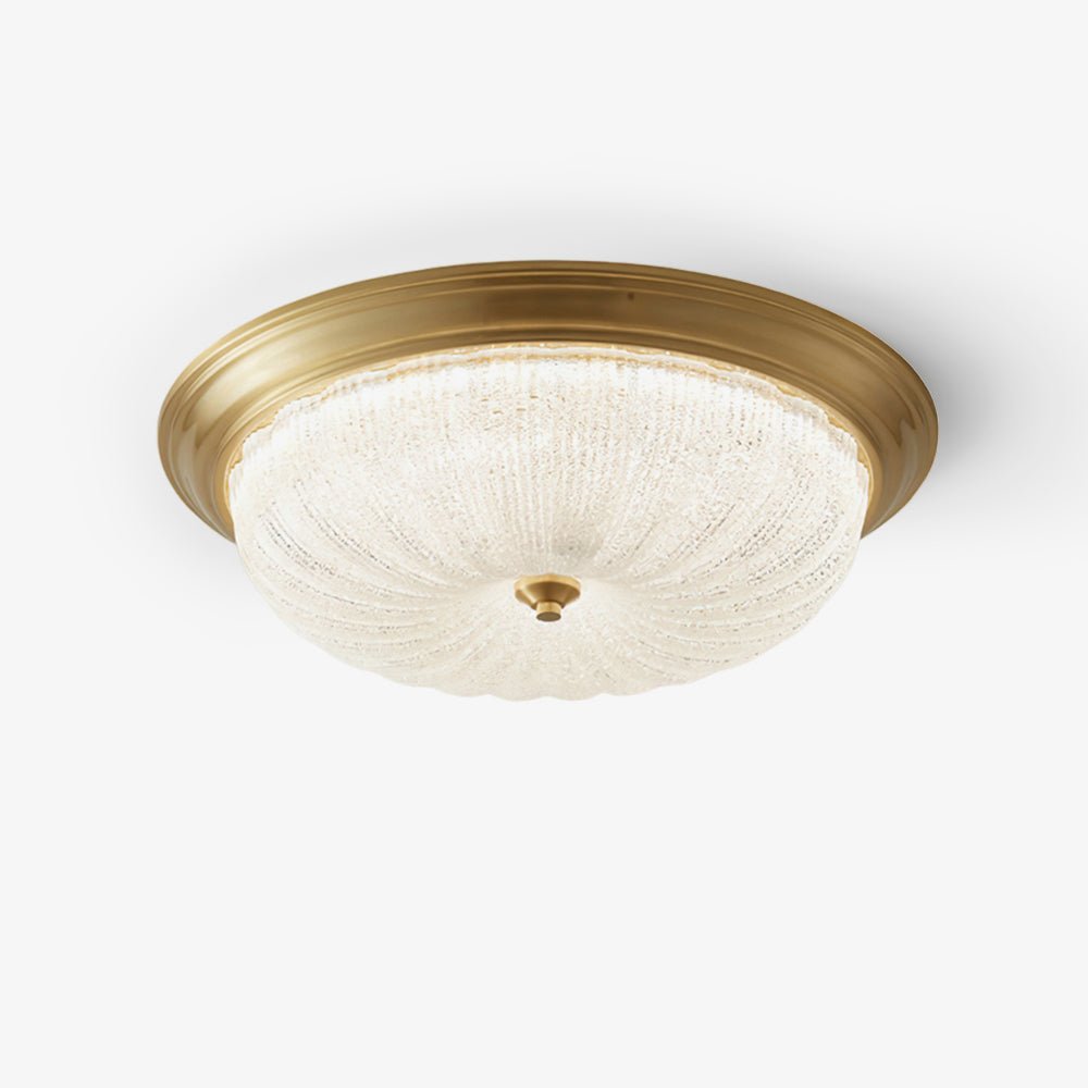 Nyrinis Traditionnel Classique Laiton Verre Plafonnier Lumière - Neutralighting