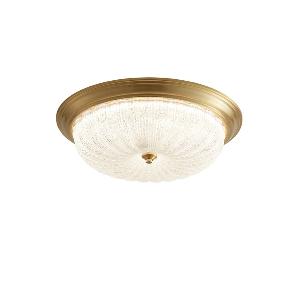 Nyrinis Traditionnel Classique Laiton Verre Plafonnier Lumière - Neutralighting