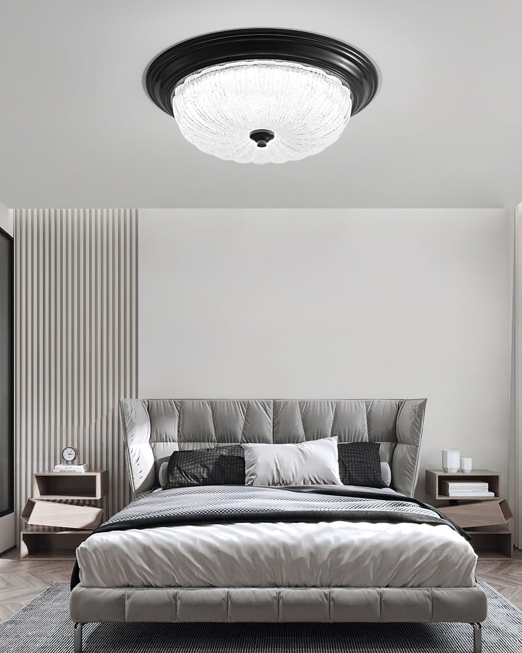 Nyrinis Traditionnel Classique Laiton Verre Plafonnier Lumière - Neutralighting